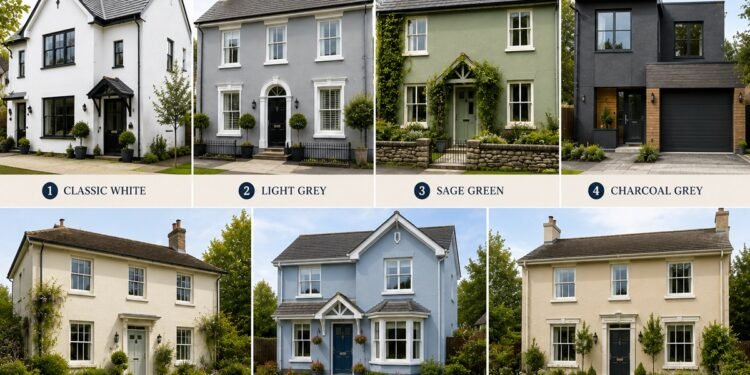 7 Best Exterior House Colours in the UK
